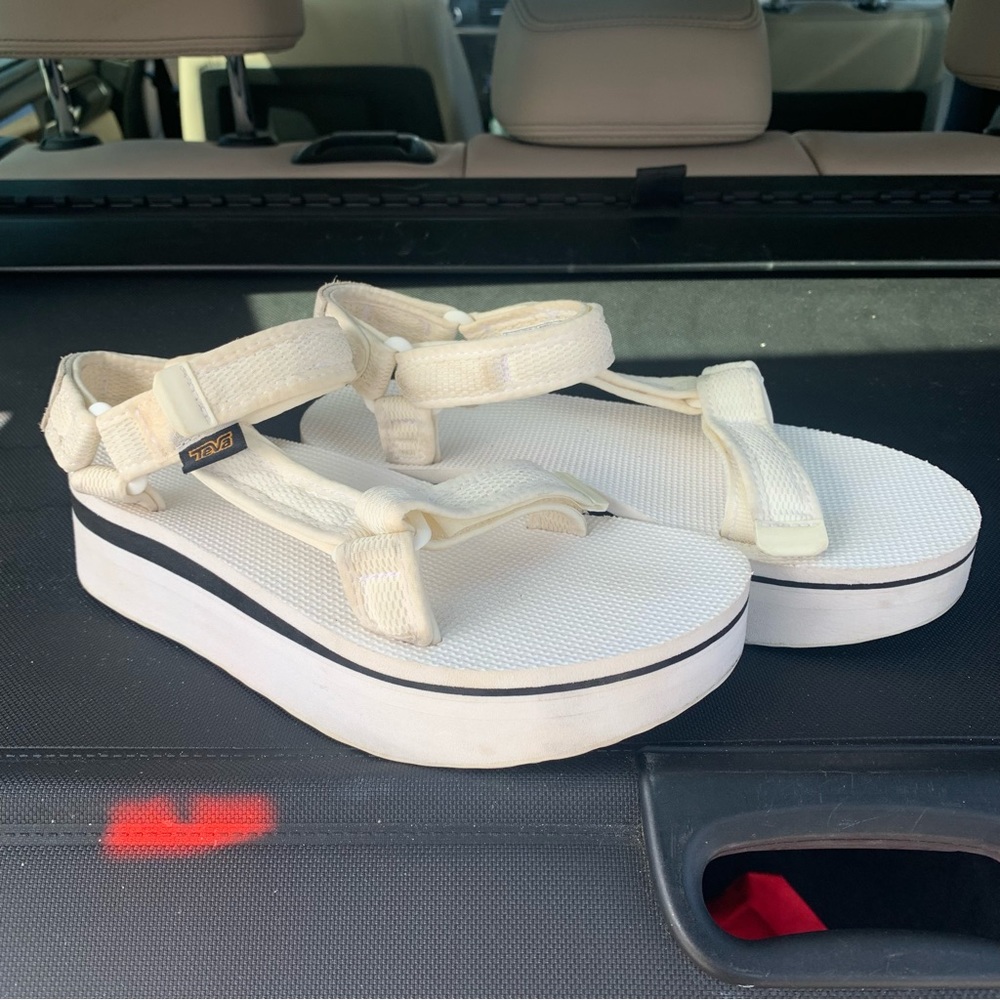 White Platform Tevas